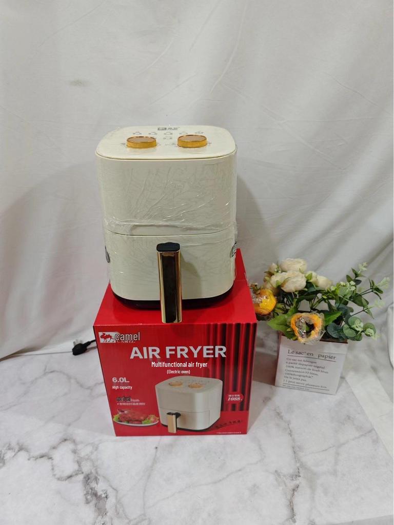 Camel Smart Multifunctional Air Fryer: Integrated Electric Oven with Visible French Fry Machine