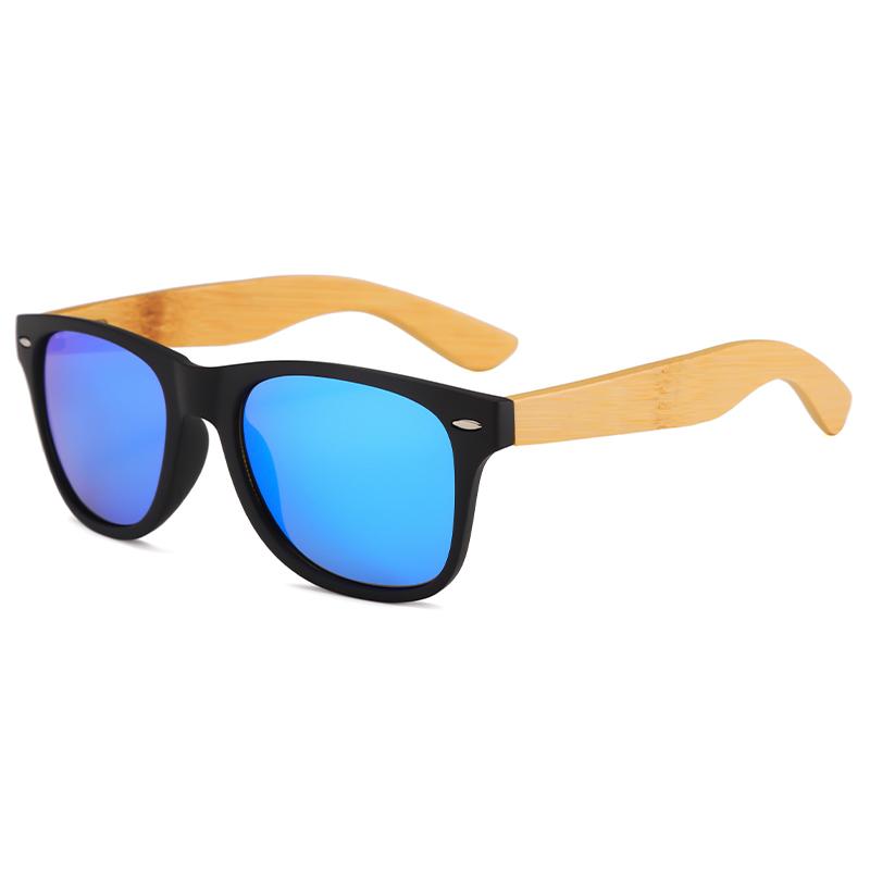Fashion Wooden Vintage Square Sunglasses Retro Men Women Luxury Brand UV400 Outdoor Driving Fishing