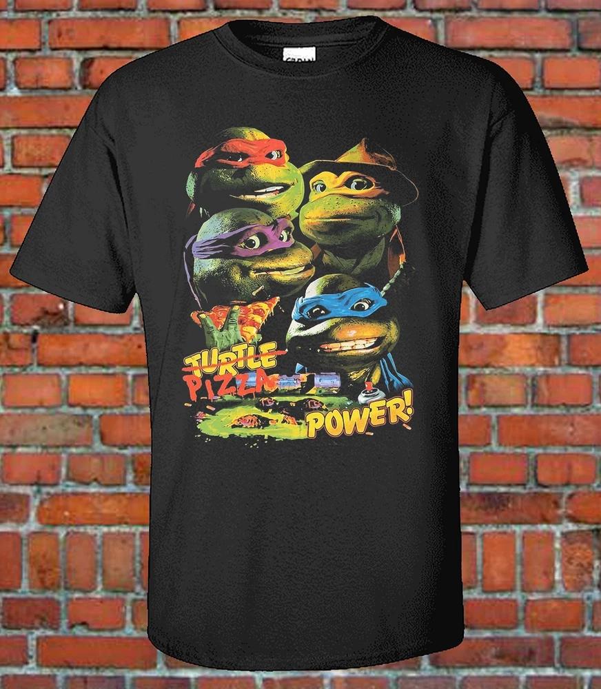 Vintage Recreated Turtles Movie 90s style Bootleg Tee Graphic TShirt M
