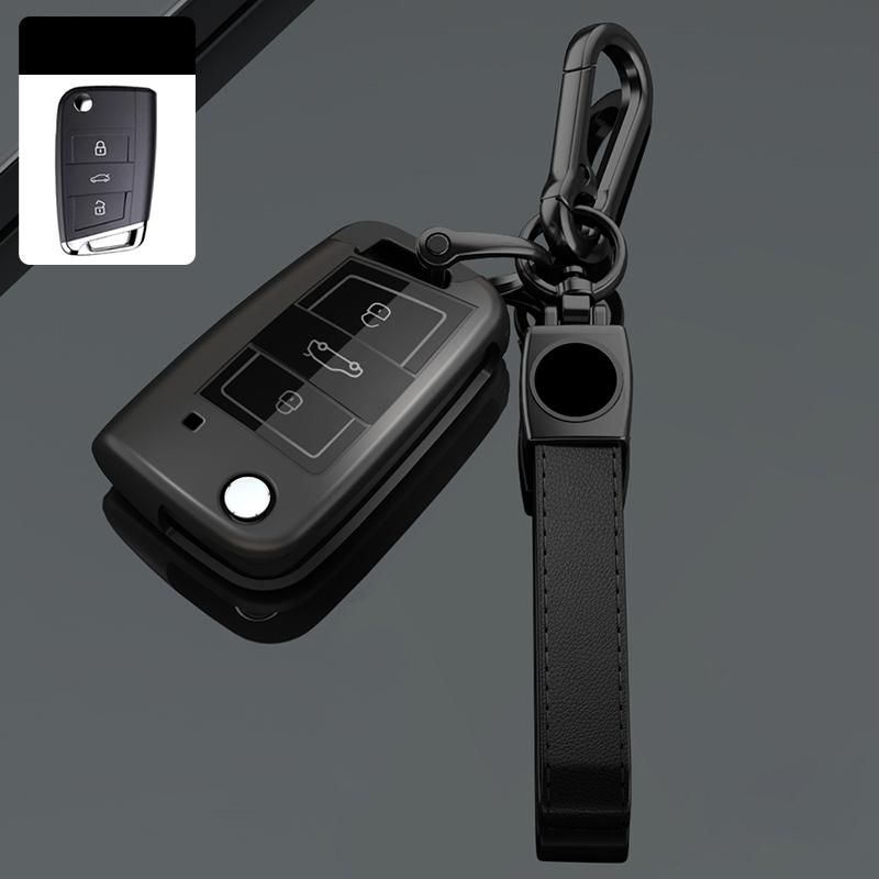 Tpu Car Key Case Cover For Vw Volkswagen Golf 7 Mk7 Tiguan Mk2 T-Roc T-Cross Skoda Octavia Kodiaq Karoq Seat Ateca Leon Fob