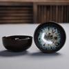Kiln Change Tea Cup Ceramic Cups and Lanterns Kung Fu Small Tea Cups Master Cup Single Cup Jianjian Tea Set Tea Bowl Tea Cups Bucket Hats Cups