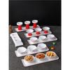 ZISIZ Melamine Restaurant Serving Bowl