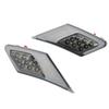 Pair LED Side Marker Turn Signal Leaf Lights Smoked Lens Fit for Scion FRs Subaru BRz GT86 1320