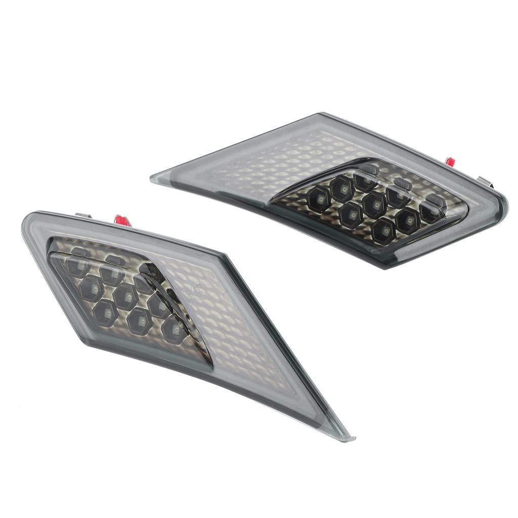 Pair LED Side Marker Turn Signal Leaf Lights Smoked Lens Fit for Scion FRs Subaru BRz GT86 1320