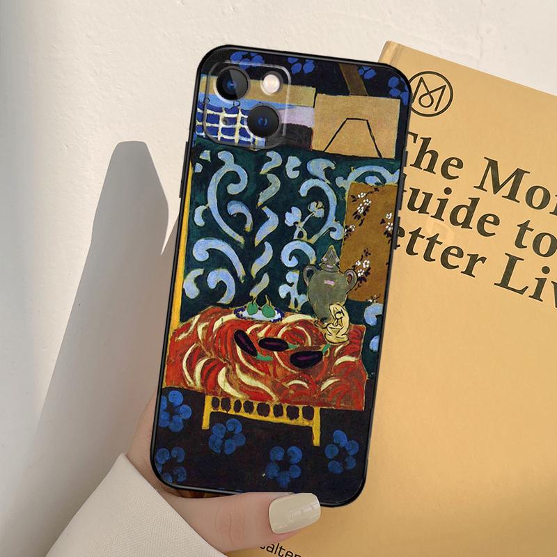 Custodia per Telefono con Pittura Artistica di Henri Matisse per iPhone 17 16 15 14 13 12 11 Pro Max mini XR 16e 15 16 Plus 17 Air Copertura Completa