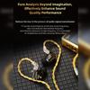 Qkz T1 Earphone Cable 8 Strand Copper Silver-Plated Upgrade Wire 3.5Mm Wired Headphone Cord For Zxn Zxt Ak6 Zs10 Edx Pro Zsr Cca