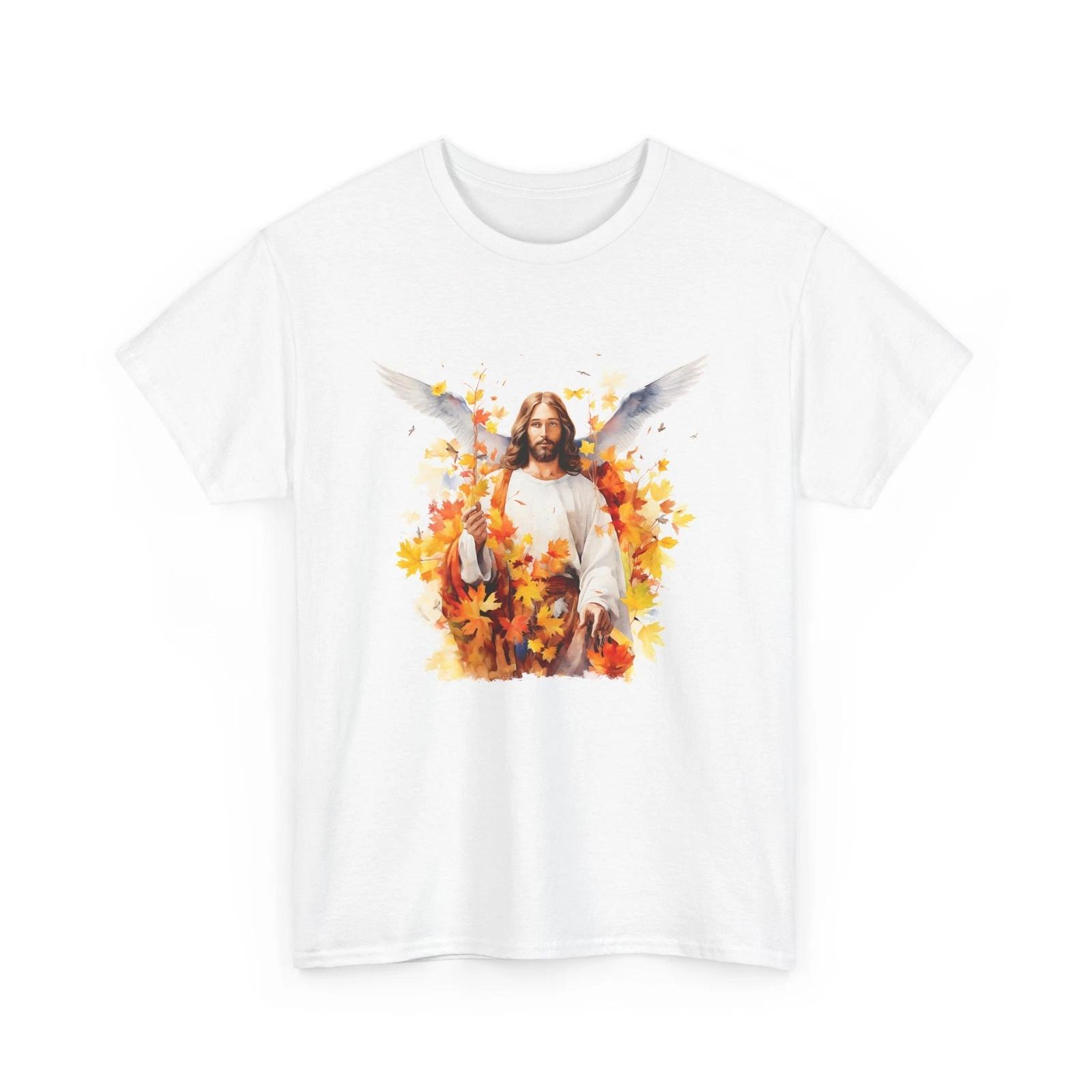 Fall Aesthetic tee | Autumn Leaves Pumpkin Shirt | Fall For Jesus Christ Retro 2XL