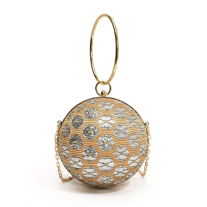 

Женская сумка 2025 новая европейская и американская мода яркая звезда нишевая универсальная сумка через плечо ins цепочка портативная вечерняя сумка серебряный