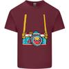 Photography Camera Around Neck Unisexs Light Cotton TShirt