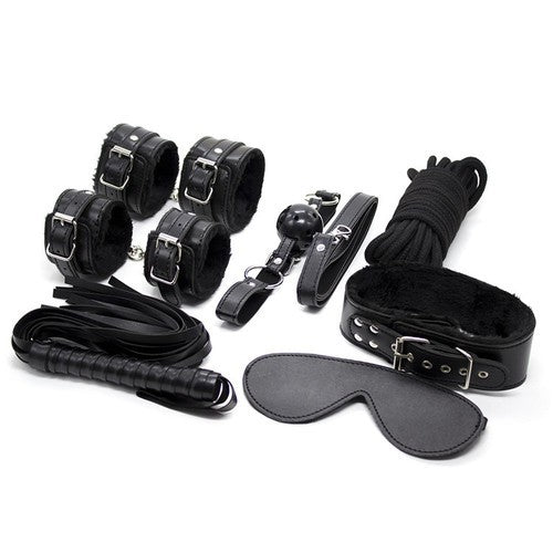 Coffret BDSM 7 Pièces Wicked Noir - Generique - Kit SM