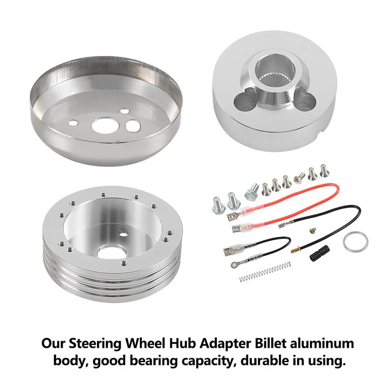 5 & 6 Hole Billet Steering Wheel Hub Adapter for Chevrolet Chevy GM Flaming River Ididit Buick Jeep Cadillac Oldsmobile
