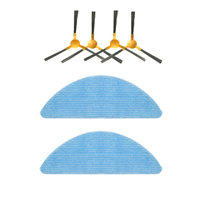 Fit For Tesvor S6 Turbo Robot Vacuum Cleaner Spare Main Side Brush Cover HEPA Filter Strainer Mop Wipe Rag Accessories Parts