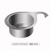Stainless Steel Swan-Shaped Sink Strainer Basket Hanging Kitchen Drain Rack & Garbage Filter Swan Rust-Resistant Metal Strainer