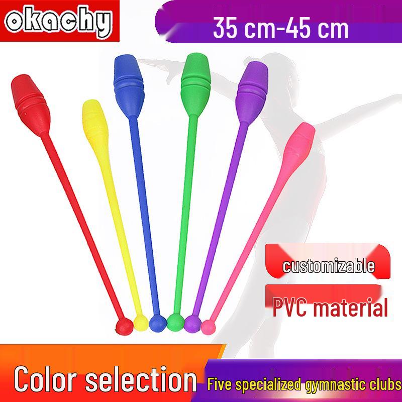 Multicolor Rhythmic Gymnastics Ribbon for Children and Adults - Fitness Training and Competition Equipment