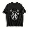 Full Service Since 1975 24H Mechanic On Duty Graphic Tee Pure Cotton T-shirt