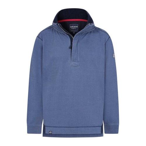 Lazy Jacks Mens Pique Quarter Zip Sweatshirt