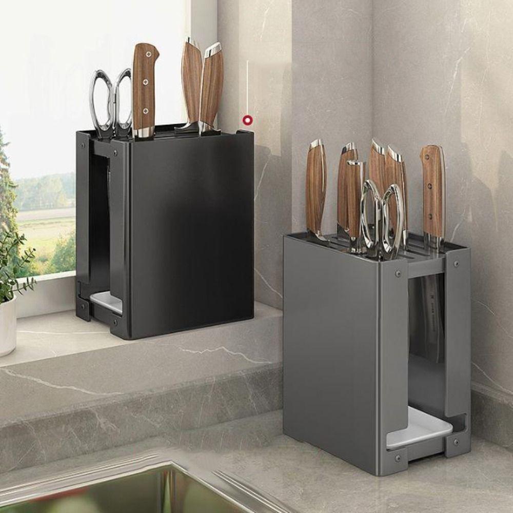 Stable Kitchen Utensil Organizer Stainless Steel Tool Storage Rack  Home Storage