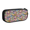 Cartoon Dog Man Manga  Pencil Cases for Boy Girl Big Capacity Funny  Pen Box Bag School Accessories
