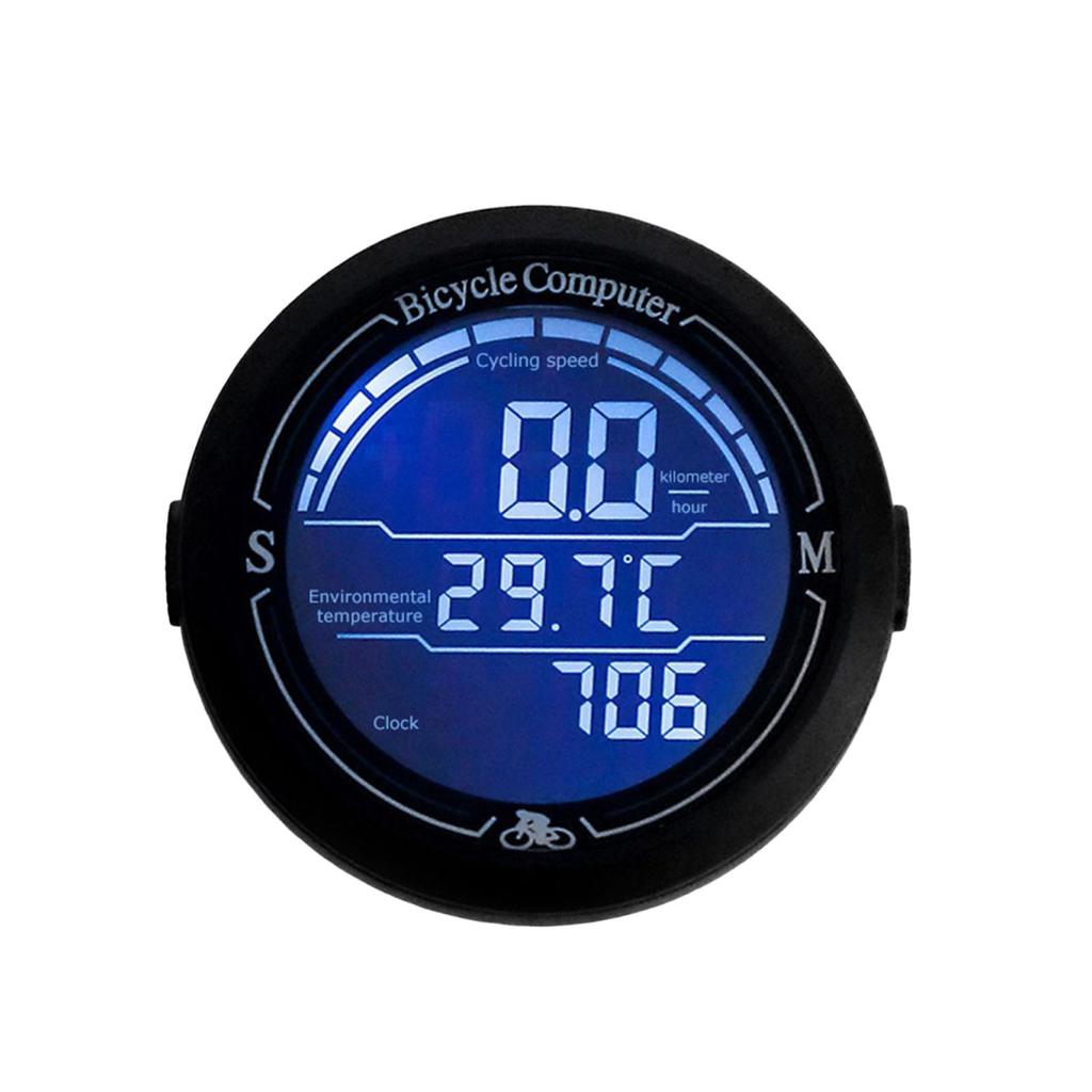 Wireless Bike Computer with Large Screen Mountain Bike Meter High Precision for Driving Experience Romantic Date Nights Road