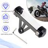 Registration Motorbike Secure Single Motor Scooter Accessories Acrylic Document Tube Holder Black Motorcycle Tax Plate Universal