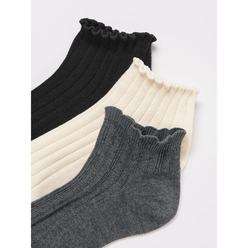 Uniqlo Girls Short Sox 3p