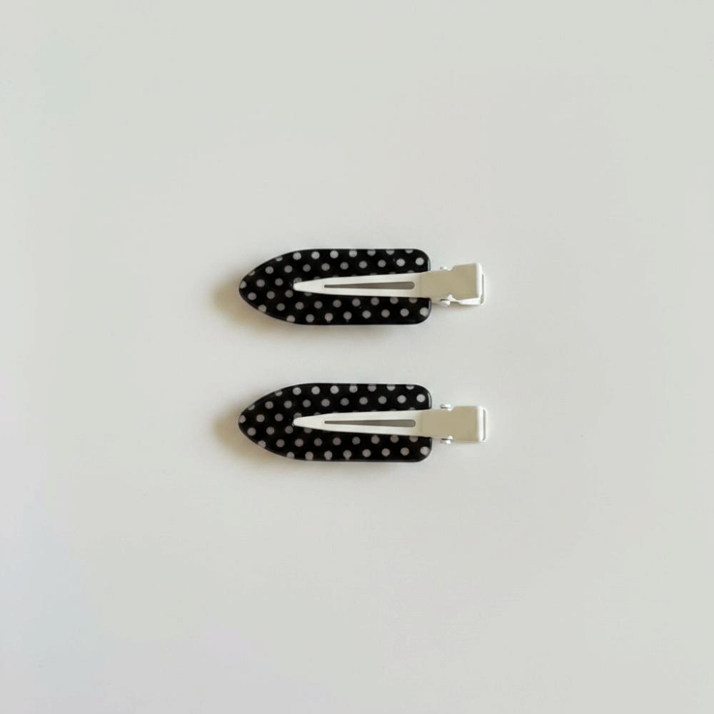Polka Dot Seamless Hairpin Elegant Hair Styling Accessories Lightweigh Acrylic Hair Clips Wedding