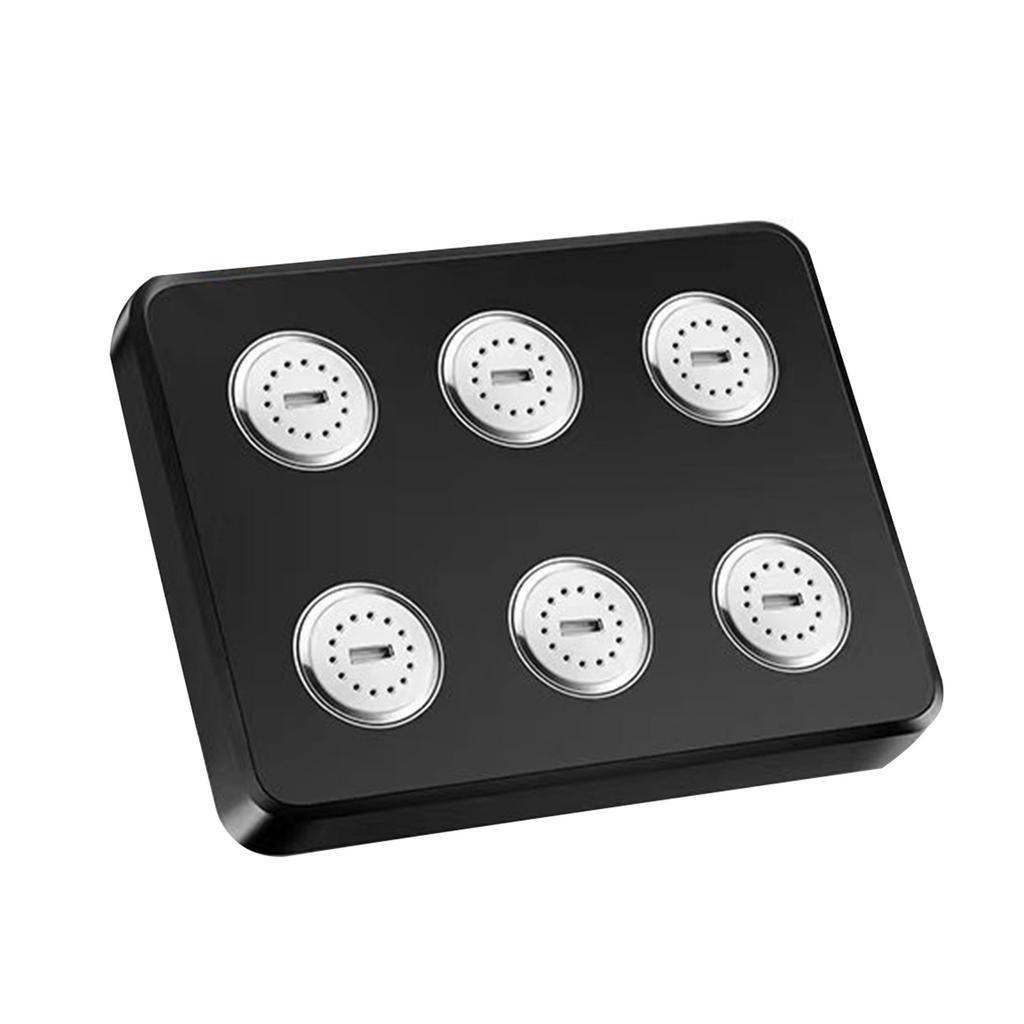 Rechteckiger Hochdruck-Duschkopf Innovative Designs Erhöht den Wasserdruck Badezimmerzubehör für Duscherlebnis