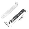 5pcs Vented PCI Slot Cover Brackets for Enhances Cooling Efficiency and Long Last Use Beautiful and Elegant Dusts Filter