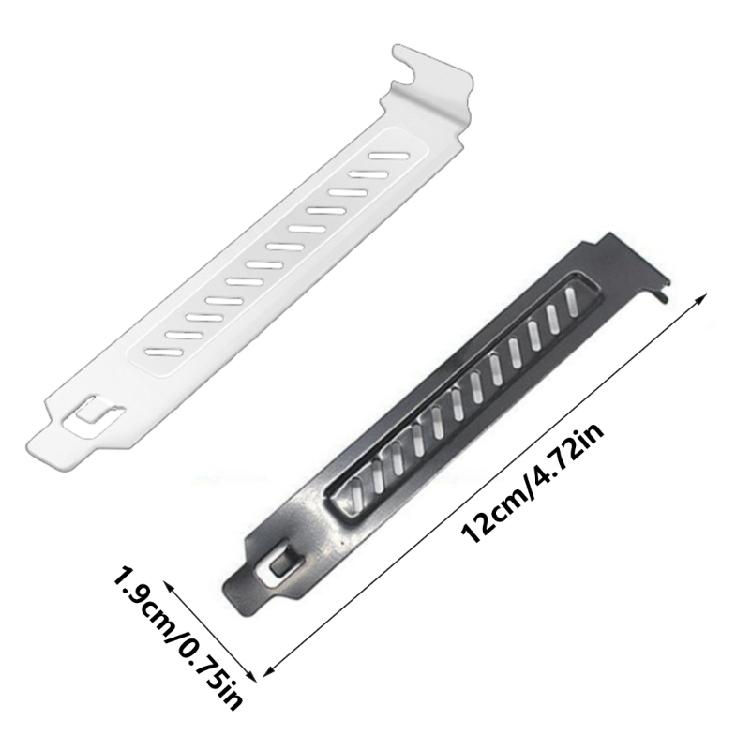 5pcs Vented PCI Slot Cover Brackets for Enhances Cooling Efficiency and Long Last Use Beautiful and Elegant Dusts Filter
