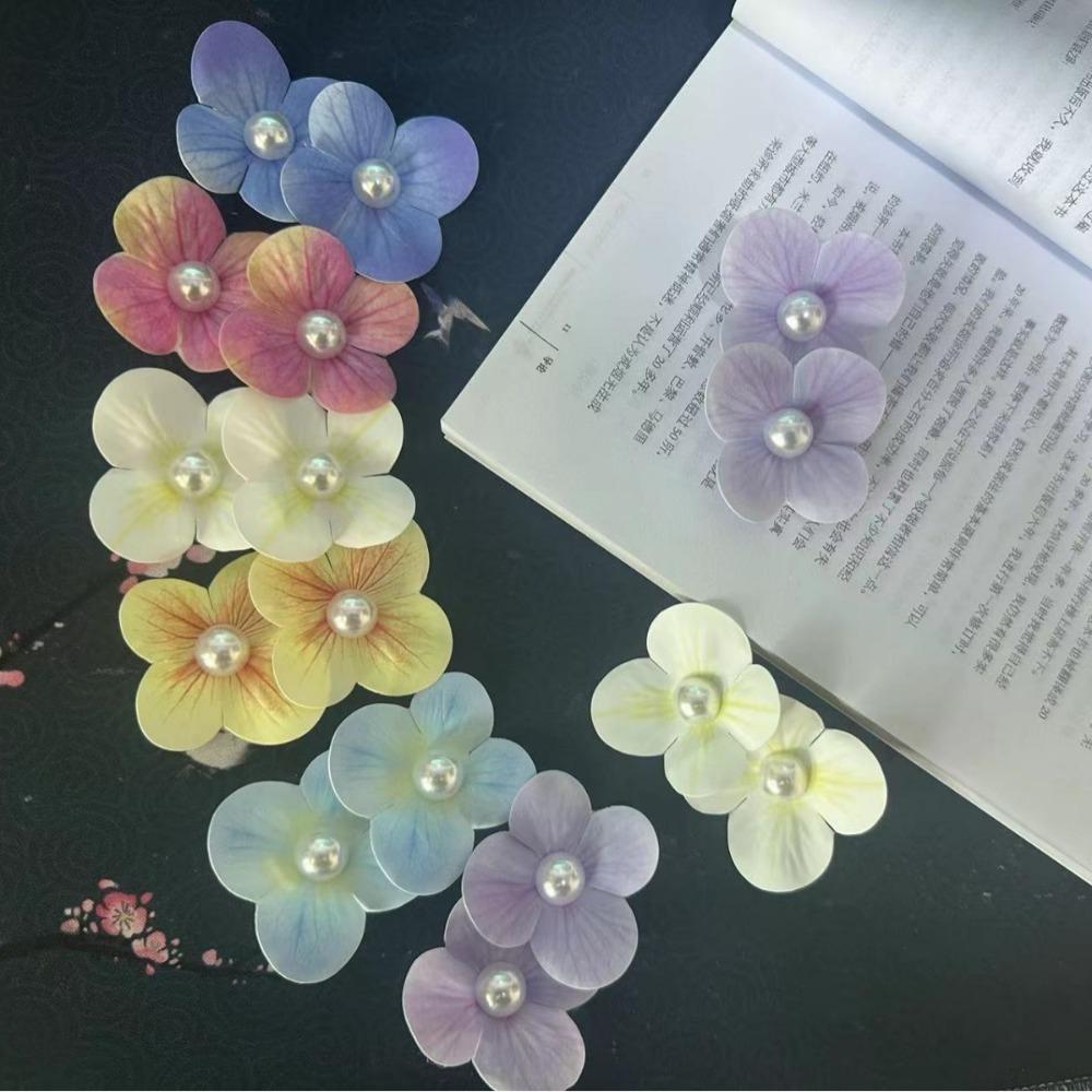 Simulation Butterfly Orchid Flower Hair Clip Orchid Flower Duckbill Clip Bohemia Headwears  Girl