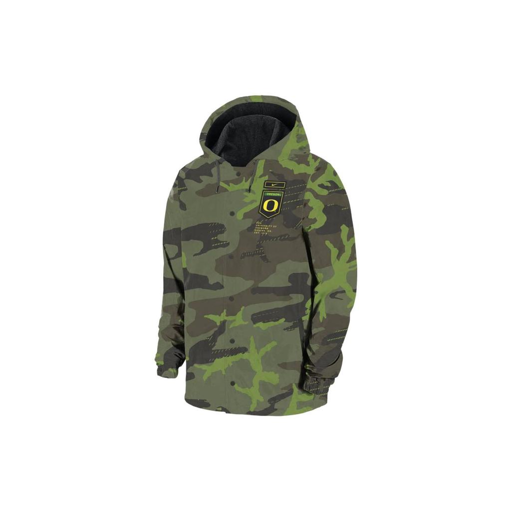 Nike Camouflage Hooded Zip-Up Long-Sleeve Jacket Men Jacket Blue DN1720-328
