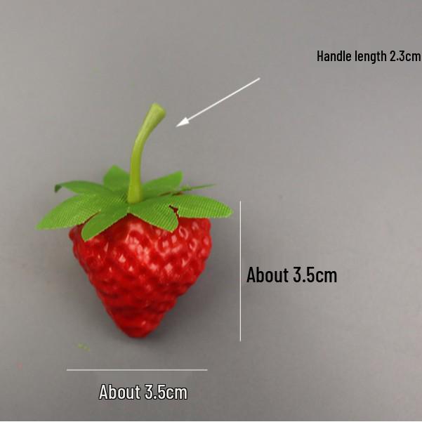 

Штучні фрукти та овочі для демонстрації: Декоративна модель штучних полуниць