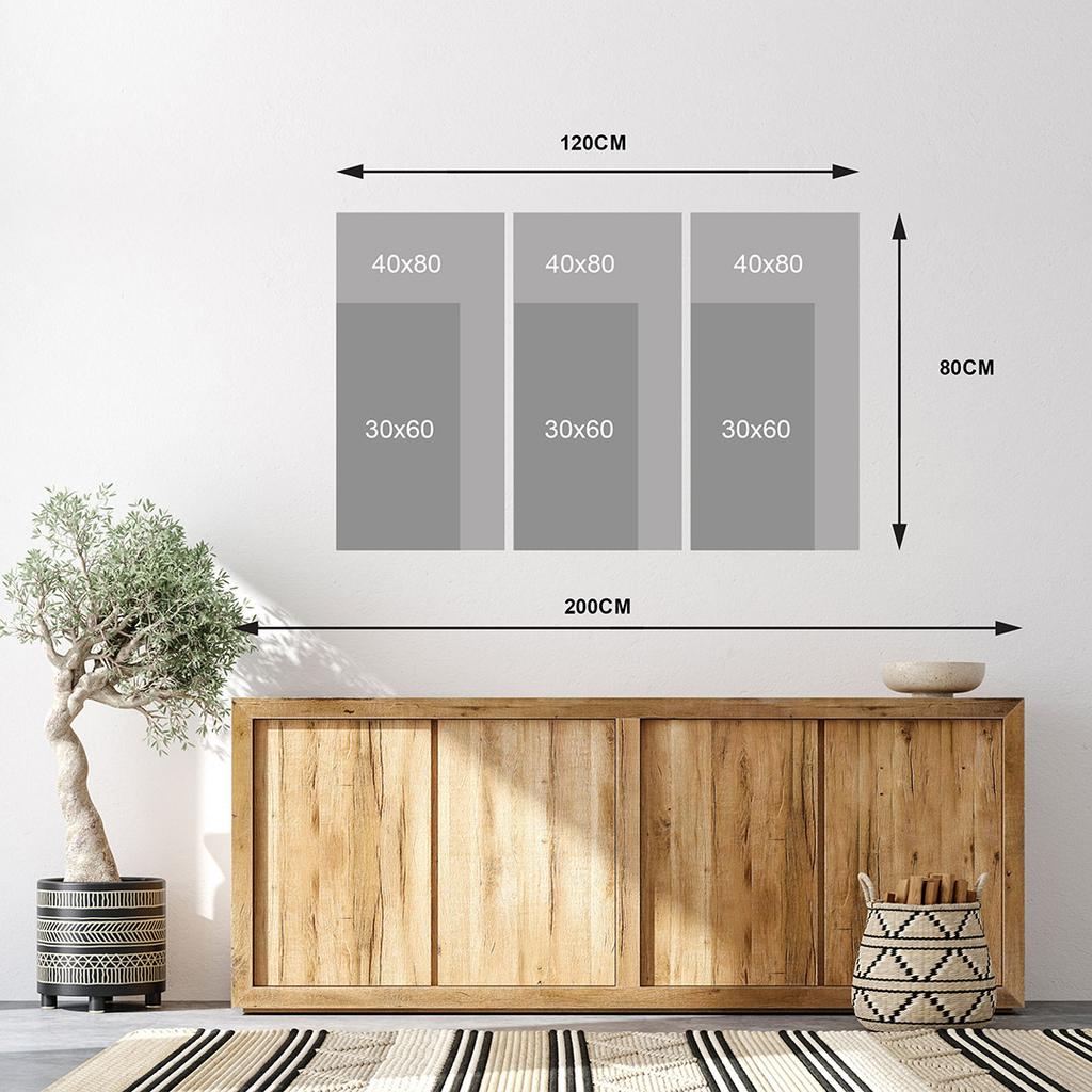 Obraz Na Płótnie Włoskim 120 X 80 Cm Tryptyk - Styl Eklektyczny - Natura