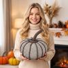 Zestaw Dekoracji Dyniowych na Halloween ze Sztuczną Liną do Sezonowej Dekoracji Domu