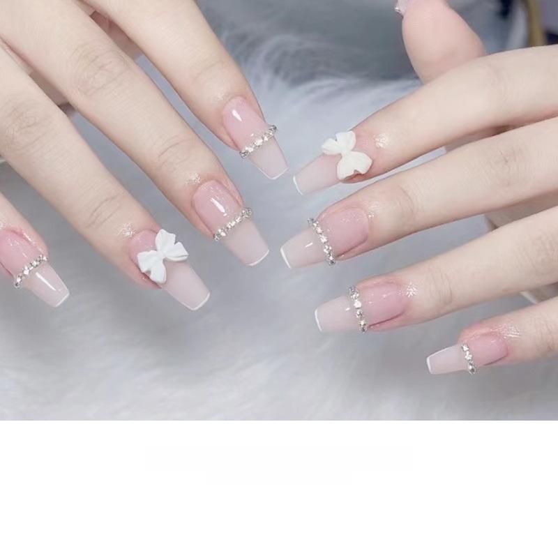 Resin 3D Japanese Cute Ribbon Bow Nail Accessories