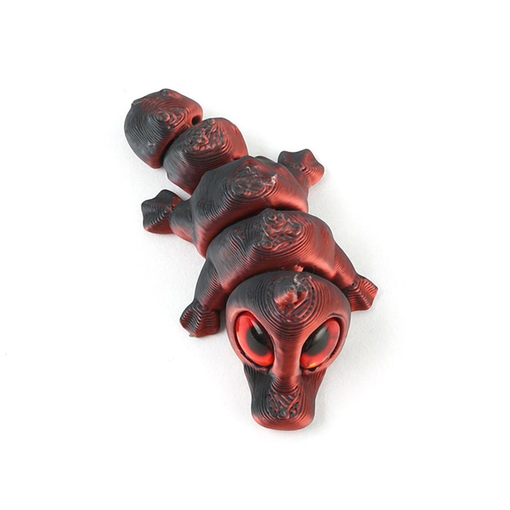 3D Printed Multi-color Real Eyes Movable Eyeballs Gradient Hand-made Model Animal