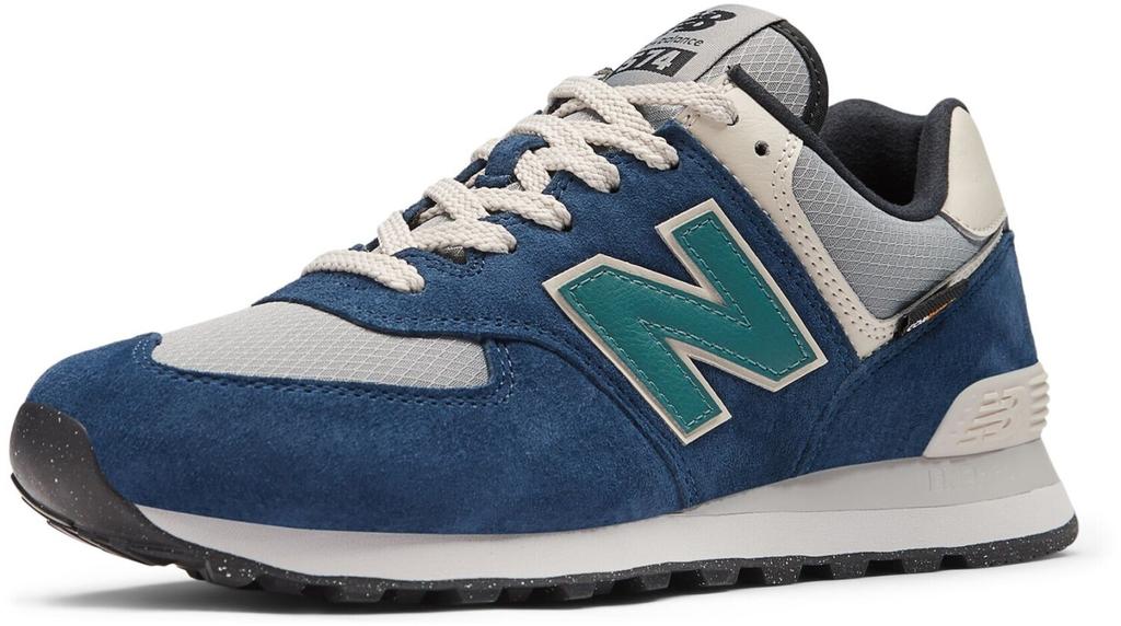 Кроссовки New Balance 574 nb navy с грифельным серым и еловым цветом