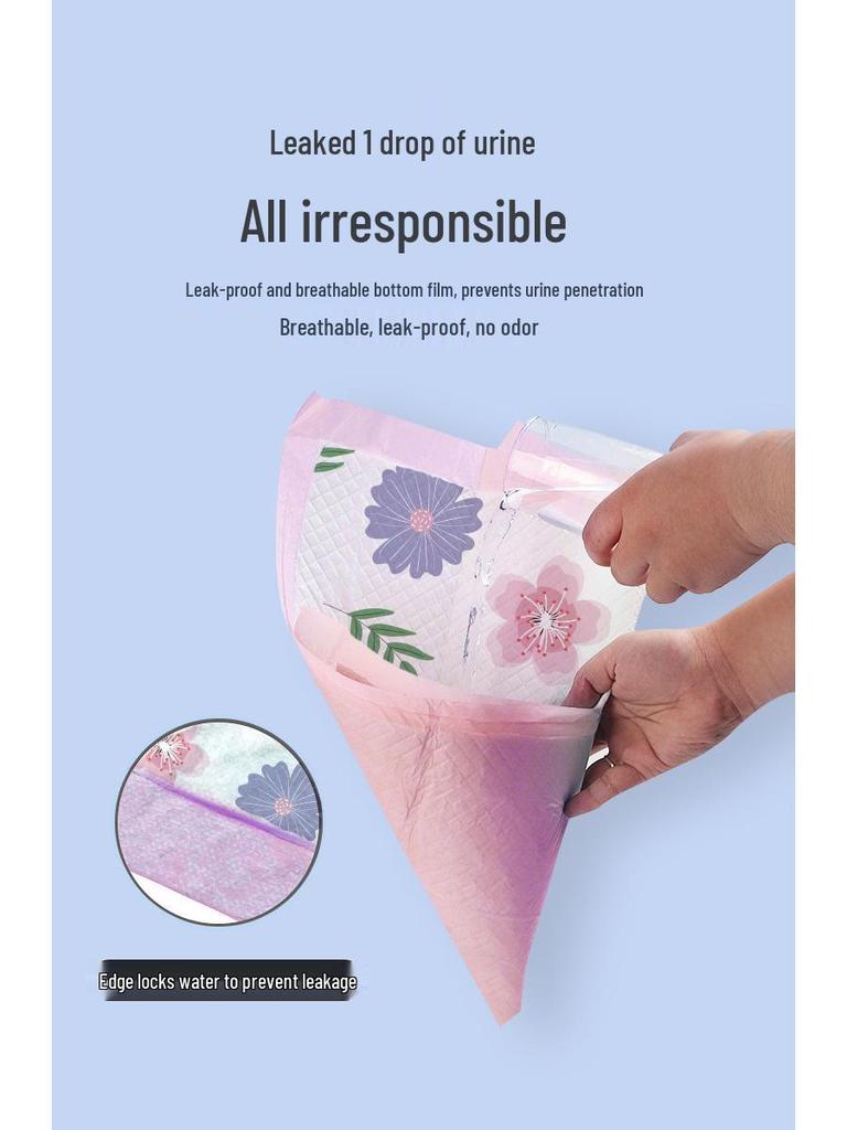 Thick Disposable Pet Urine Pads for Cats and Large Dogs - Deodorizing and Absorbent.
