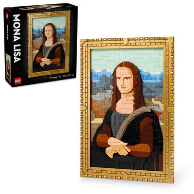 LEGO Lego Art Giocattolo Mona Lisa Regalo Compleanno Blocco Natale Uomini Donne Pittura Arte Interni Elegante Madre Padre 31213