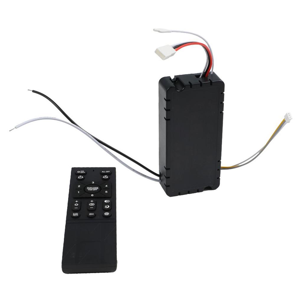 24V Deckenventilator Licht Fernbedienung Dimmbarer Controller Windgeschwindigkeit Sender Empfänger Treiber Zubehör