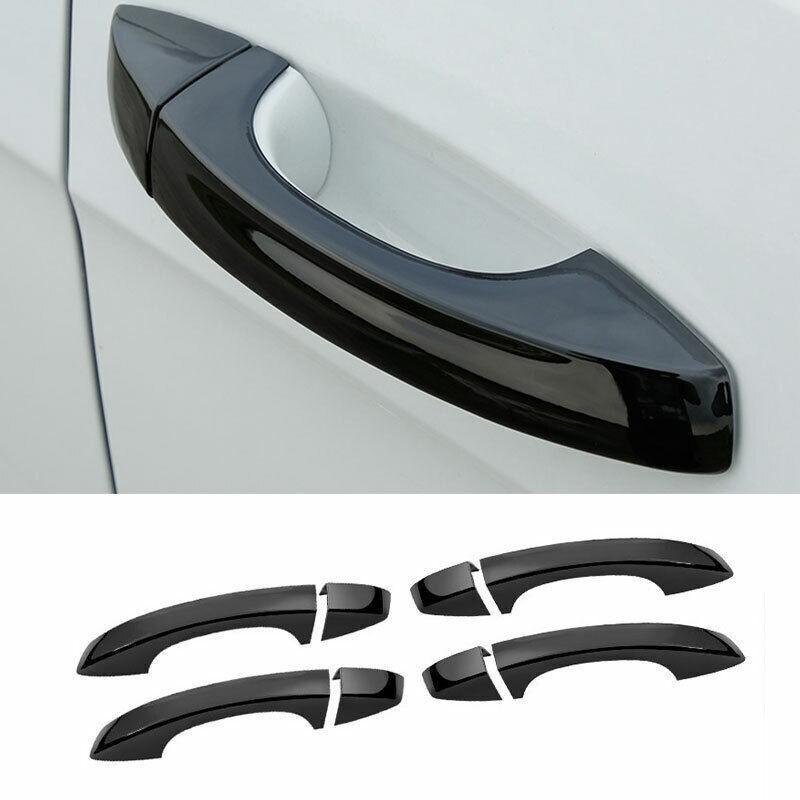 ABS Black Cover Trim For VW Golf MK7 MK7.5 Exterior Side Door Handle 2014-2019
