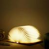 3 Colors Folding Book Lamp Walnut Color Desk Light Creative Gift LED Book Light  Bedroom
