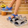 Fashion Women Summer Shoes  New Mesh Fish Platform Sandals Women's Open Toe Wedge Sandals Ladies Light Casual Shoes Zapatillas Muje