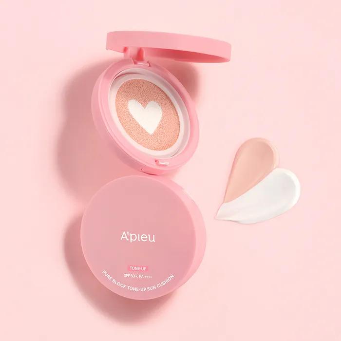 APIEU Pure Block Tone Up Sun Cushion SPF50+