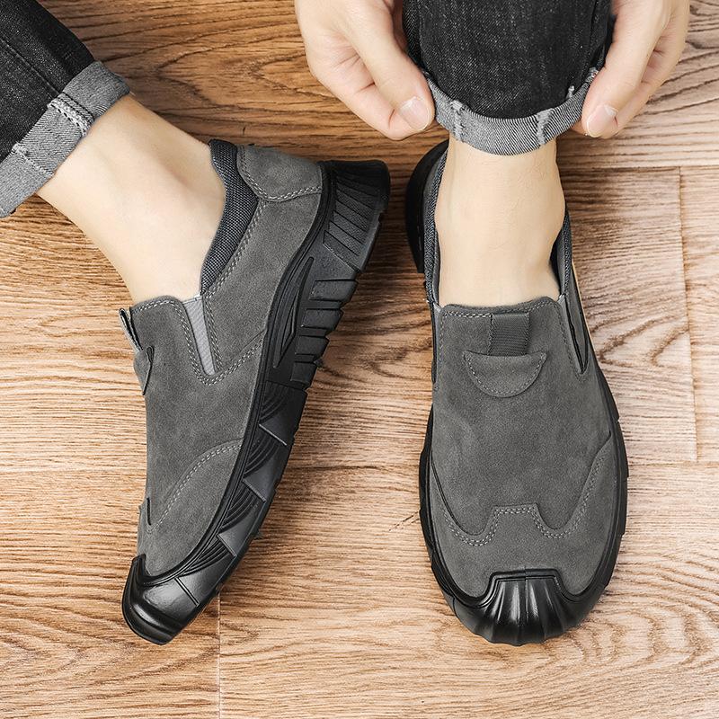 

2025 autumn new dirt-resistant construction site work men s shoes with soft soles for men s sports dad shoes, labor insurance shoes for men 44