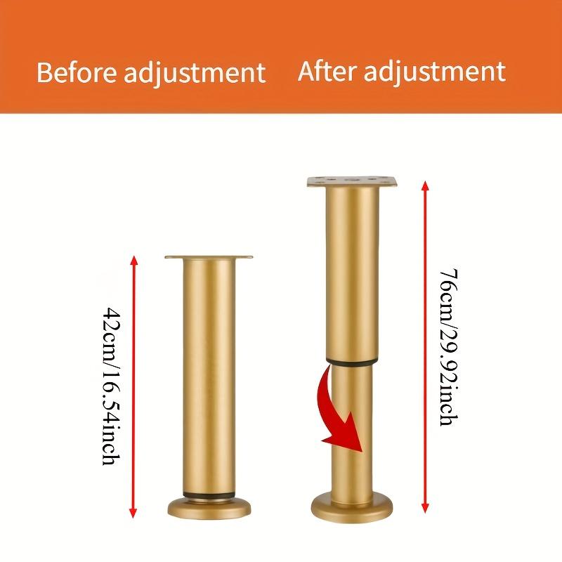 

Adjustable Stainless Steel Furniture Legs Polished Metal Replacement Feet for Sofa TV Cabinet Table Bed Furniture Legs for Table