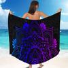 Beach Sarong Smock Decorated Towel Beach Skirt, Translucent Elegant Beach Bag Skirt Women's