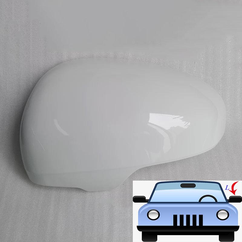 Protective Cover Door Mirror Shell For Toyota IQ Prius Verso 2012- Car Rearview Accessories Replace Pearl White