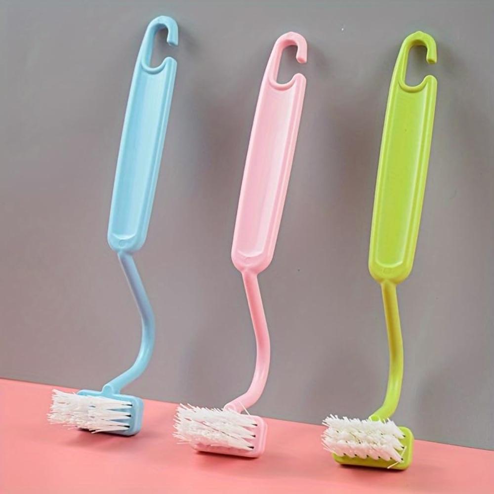 3PCS/Curved Toilet Long Handle Household Toilet Brush Extended Cleaning Brush Dead Angle Curved Inner Brush Deep Cleaning Tools