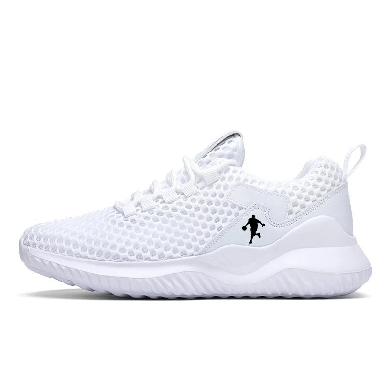 

Новые мужские кроссовки, светло-белые дышащие кроссовки для мужчин, летние сетчатые кроссовки на шнуровке для уличной ходьбы, Zapatillas De Deporte 42(26.0cm)